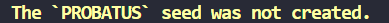 setbalance not created